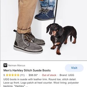 Ugg brand new Men Harkley Stitch boot